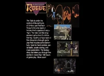 Fireteam Rogue (USA) (Proto 1) box cover back